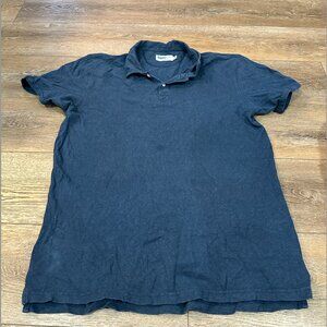 Wellen Hemp Polo Large - Navy